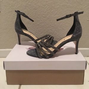 Jessica Simpson JS - Paveny Heels Pewter Glitter